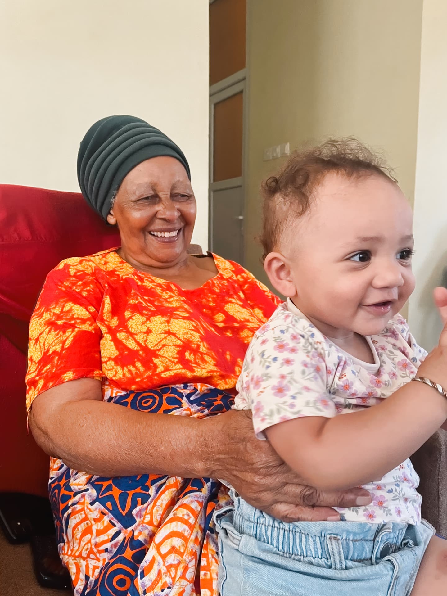 Bibi and Dora laughing together