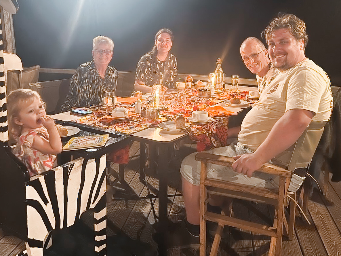 Dinner at Burunge Tented Camp