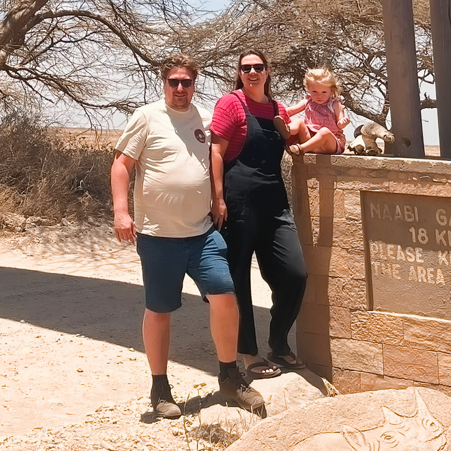 At the Naabi gate into the Serengeti