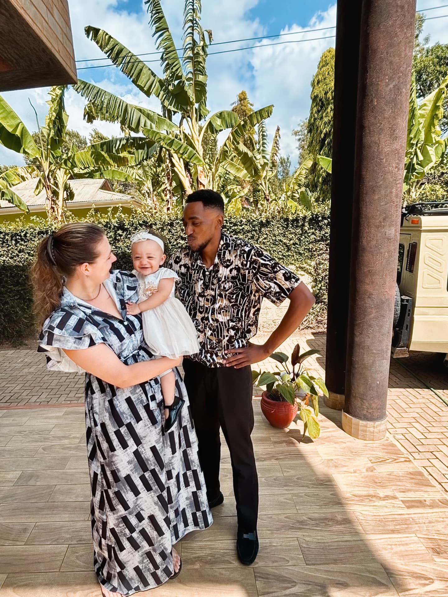 Dora's baptism day in Tanzania